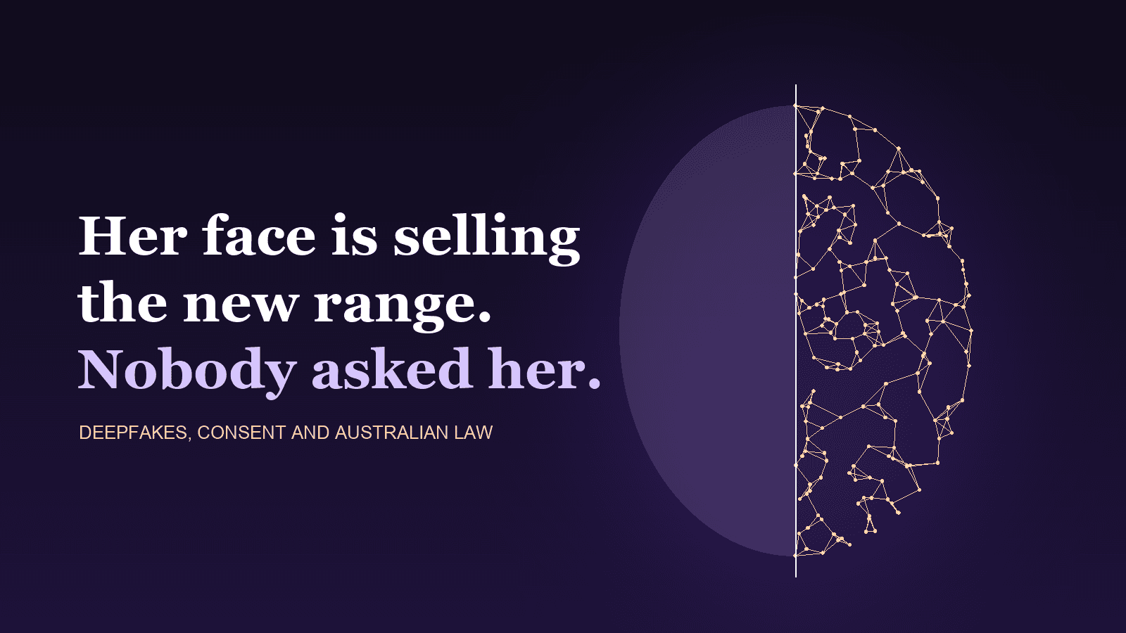 An AI-generated model wearing clothes she never wore. Nobody asked her.
